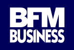 BFM Business logo with white text on a dark blue background.