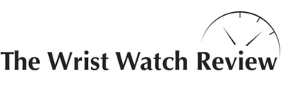 Logo with "The Wrist Watch Review" text and minimalist clock face with watch hands to the upper right.