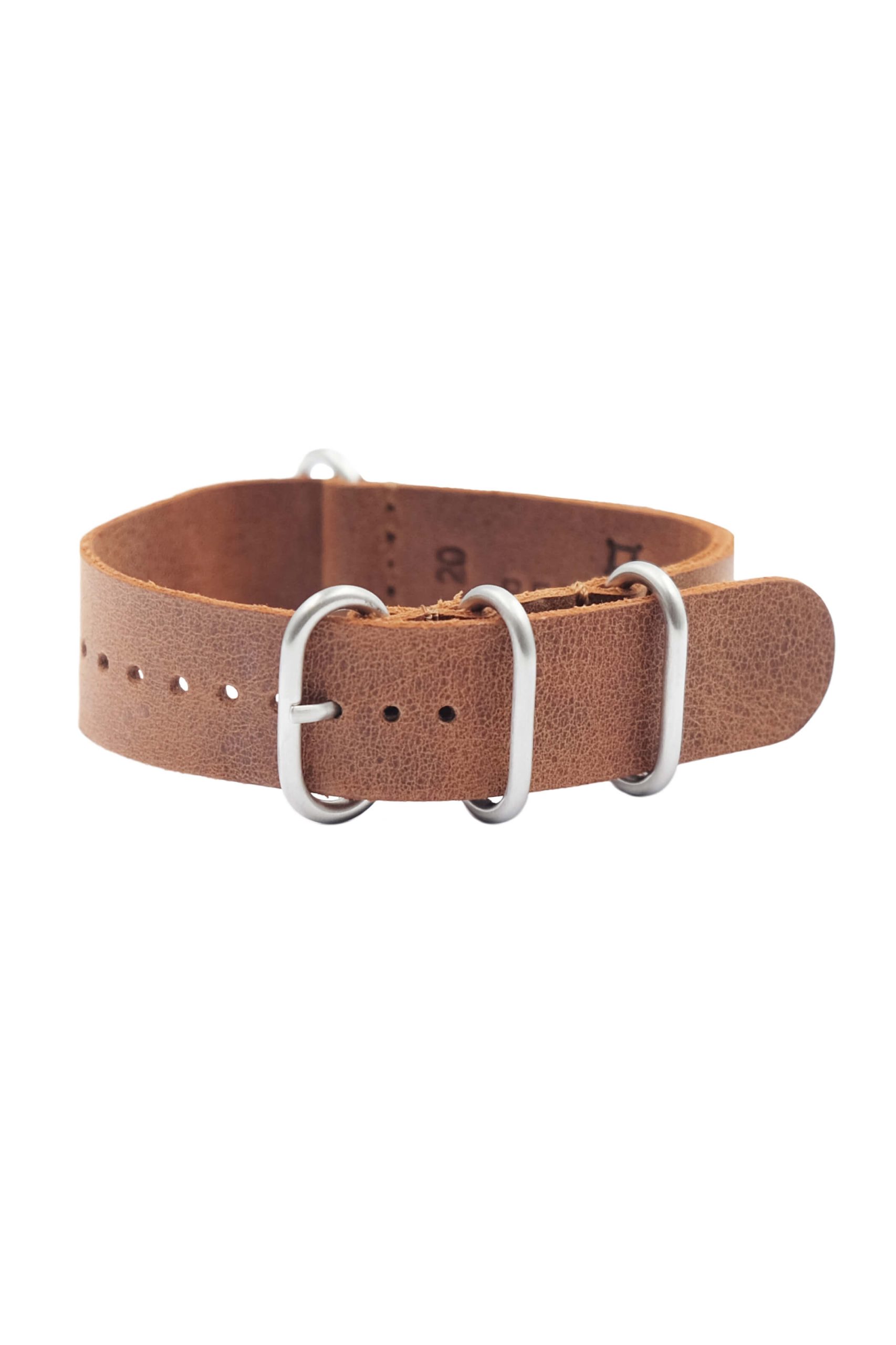 Dark Mauve Leather Strap Biplane WW1 Watch with Light Pinkish Grey and Light Greyish Brown Details