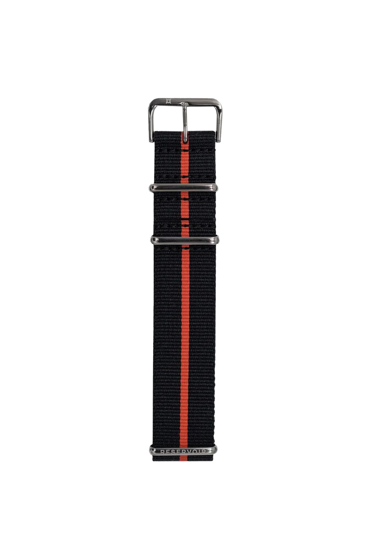 un bracelet noir et rouge avec un Boucle