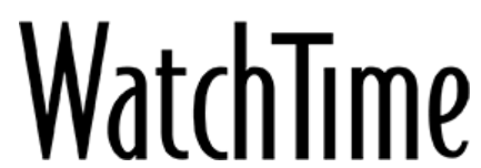 a black and white photo of the words watch time