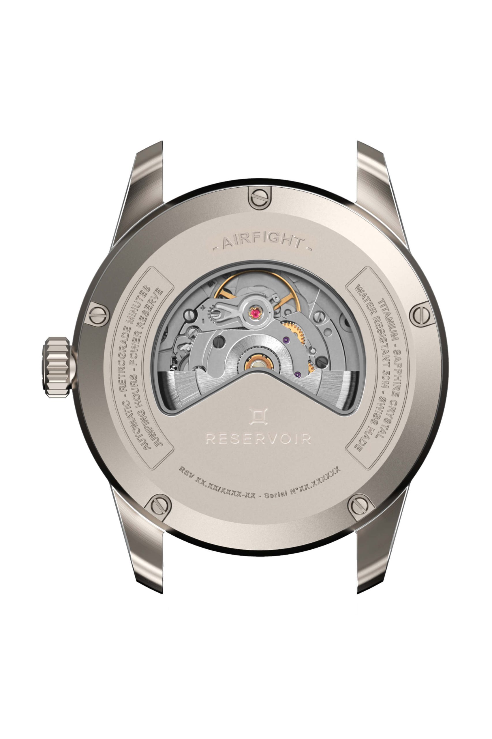 a close up of a watch on a white background