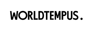 a black and white photo of the word worldtemplus