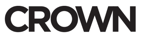 Word "CROWN" in bold, black, capital letters with a sans-serif font.