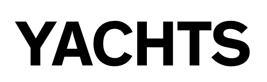 YACHTS written in bold, capitalized black letters on a white background.