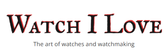 Logo with "Watch I Love" text and tagline "The art of watches and watchmaking."