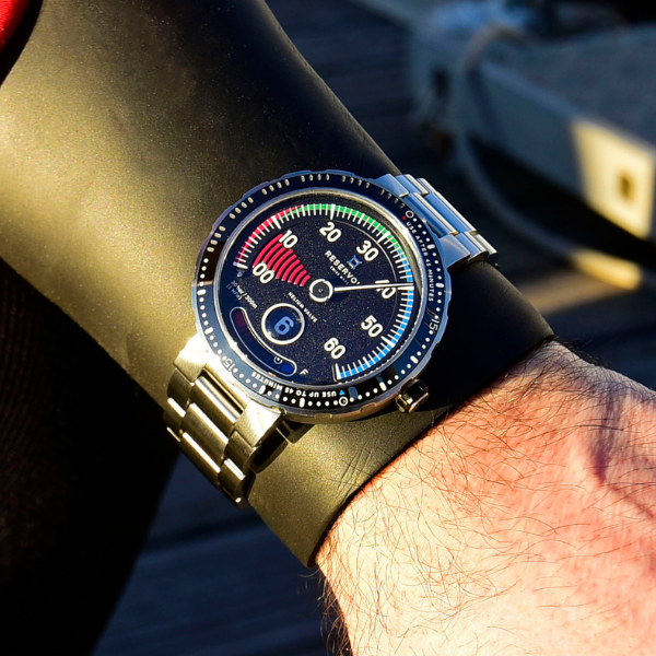 a close up of a person wearing a watch